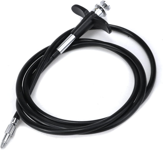 39.4"(100cm) Bulb-Lock Threaded Release Cable Vibration-free Black Shutter Release Cable Shutter Release Cable