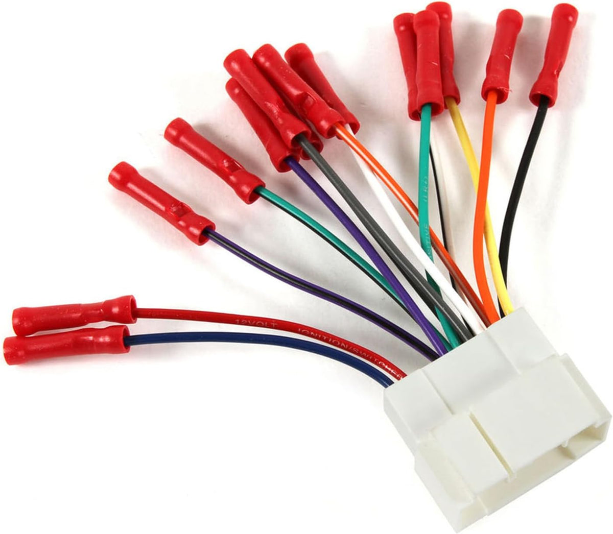 HA08BCB 1998-11 Scosche Aftermarket Radio Wiring Harness with Crimp Connectors for Select Acura and Honda - Aftermarket