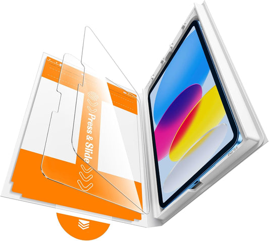 2 Pack 11th/10th Gen.(A16 2025/2022,11/10.9 inch)9H+ Box[12FT iGluz for iPad Tempered Glass Screen Protector