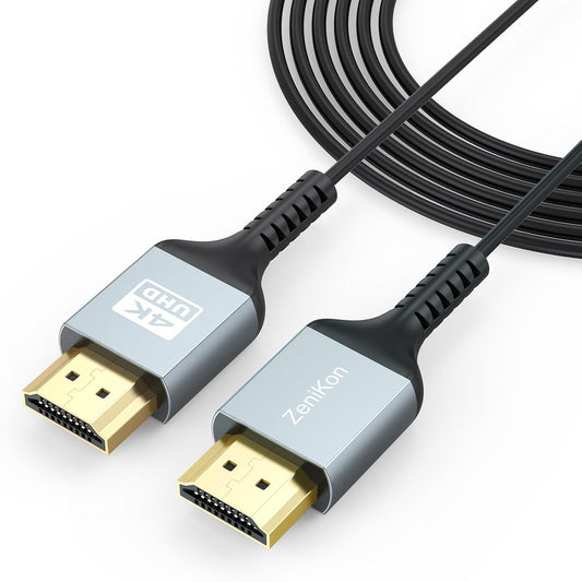 20 4K 20 4K@60Hz, 2K@120Hz, 1080P, 3D PS5/PS4, FT HDMI Cable Thin HDMI Cable, Long HDMI Cord Foot (Slim & Flexible)