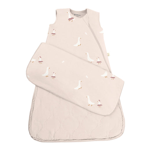 GUNAMUNA Sleep Sacks for Babies Toddlers and Newborns, Easy Changing Diaper Zipper, 1.0 TOG, Tutu Goose, 24-36 Months