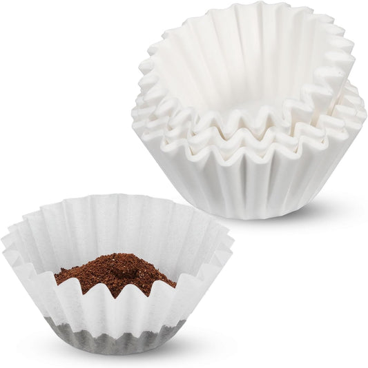 Basket Coffee Filters 700 Count - Disposable Filter Paper for 8-12 Cup Coffee Makers | No Mess, Smooth Brew