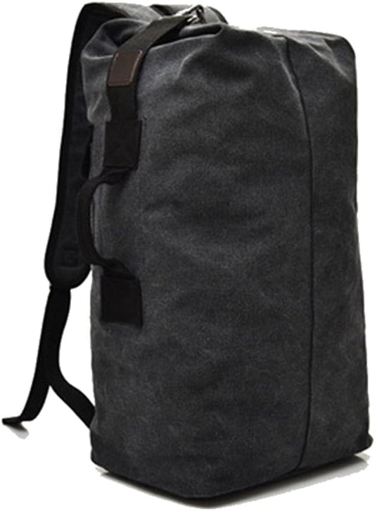 Large Capacity Travel Climbing Bag Tactical Military Duffel Bag Top Load Double Strap Canvas Backpack