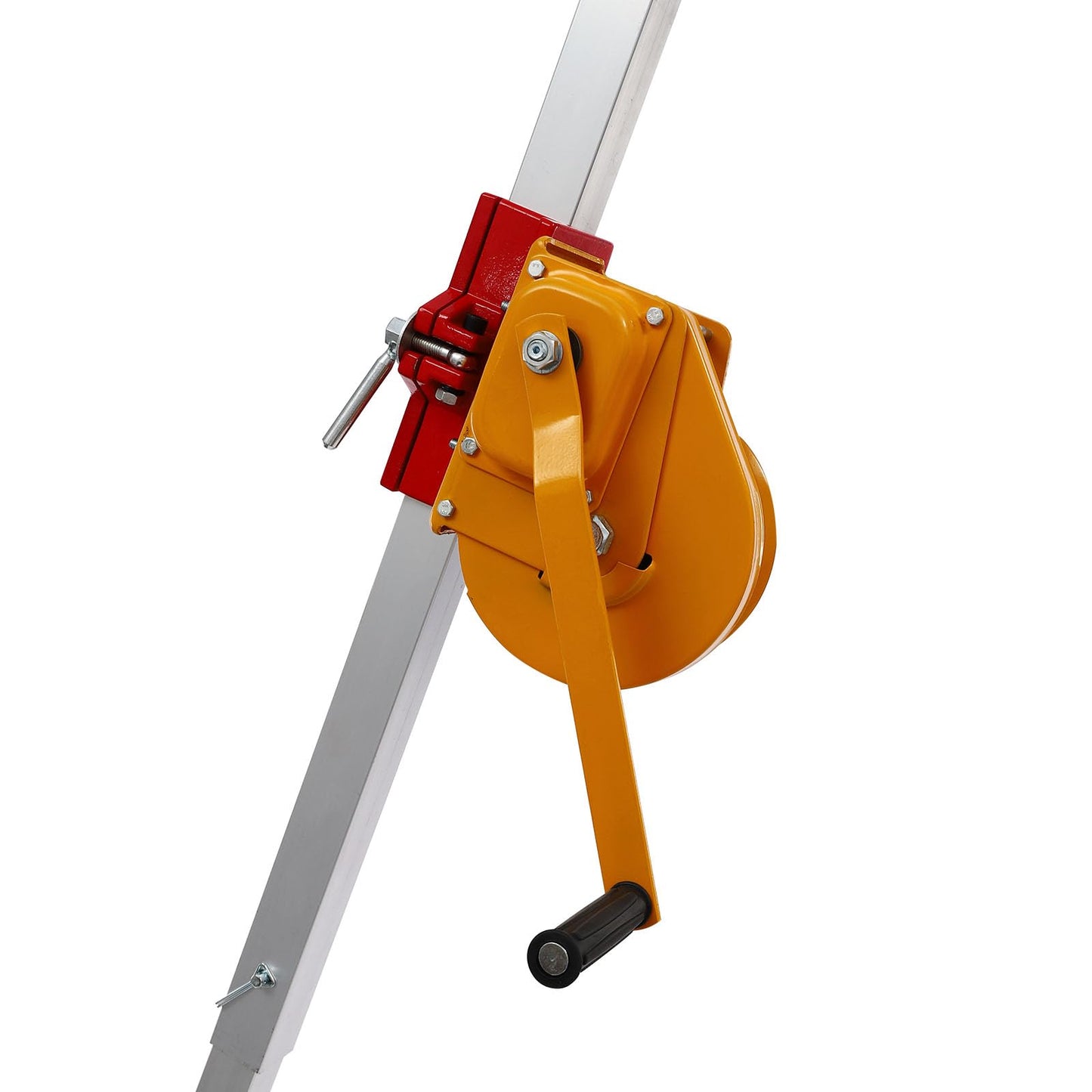 CRYBY Confined Space Tripod Kit, 1800lbs Load Confined Space Rescue Tripod with Fall Arrester & 2 Storage Bags, Manual Sewer Rescue Tripod for Traditional Confined Spaces, 5.2-8ft Working Height