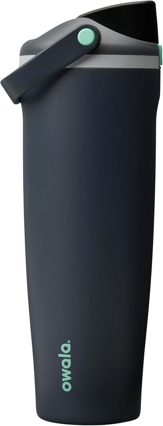 Owala FreeSip Sway Insulated Stainless Steel Water Bottle - 40oz, Two-Way Spout, BPA Free, Foggy Tide