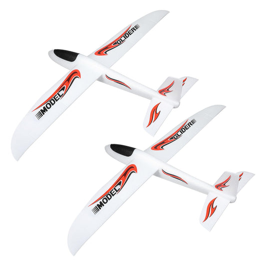 PATKAW Foam Glider Airplane – 38.9 Inch Large Throwing Glider with 2 Flight Modes, Lightweight Outdoor Flying Toy for Kids, Throwing Flying Toy for Outdoor Play for Boys & Girls Ages 4-10