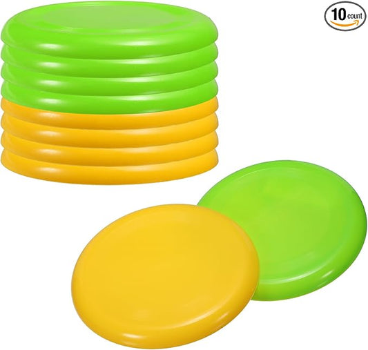 PATIKIL Flying Disc Colorful Plastic Flying Disk Flyer for Outdoor Sports Training Playing Lawn Game