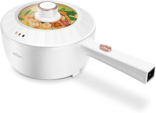 Bear Hot Pot Electric - 2L Multifunctional Cooking Pot | 1000W Rapid Noodles & Non-Stick Frying Pan