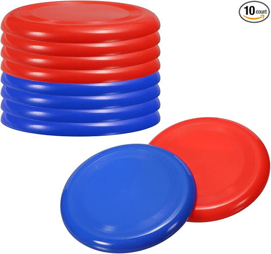 PATIKIL Flying Disc Colorful Plastic Flying Disk Flyer for Outdoor Sports Training Playing Lawn Game