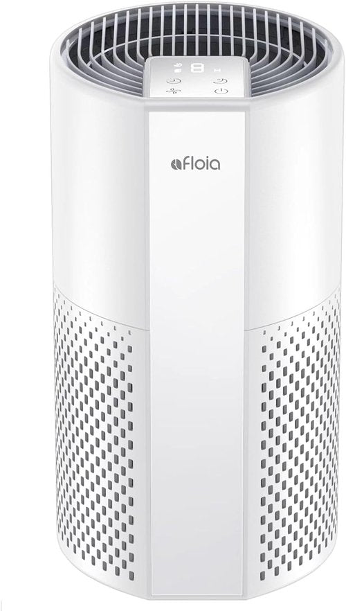 Afloia Air Purifier - 4-Stage Filter for Home & Bedroom | Quiet Operation, Removes Allergens & Smoke, Pluto White