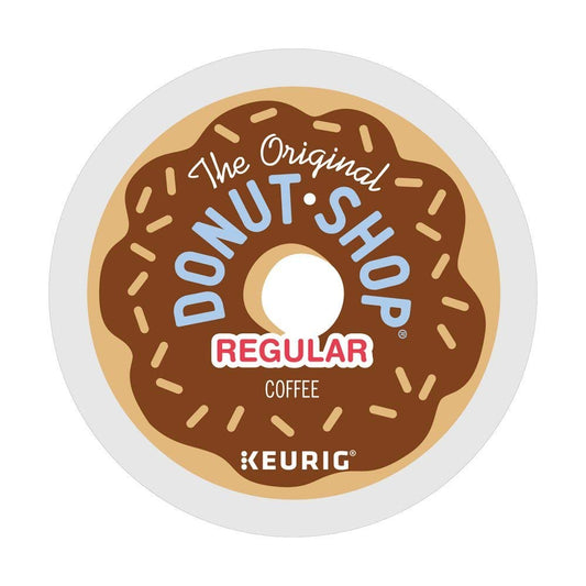 Original Donut Shop Medium Roast Coffee Pods - Single-Serve Keurig K-Cup Pods (Regular)