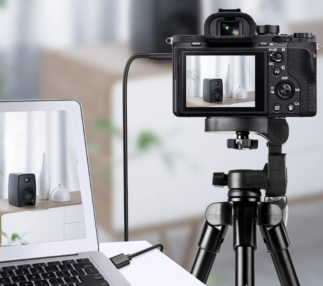 MaxLLTo 6ft DCR-HC20 DCR-HC20E DCR-HC21 DCR-HC26 DCR-HC30 DCR-HC30E,USB 2.0 Extra Long Mini USB Cable for Sony Handycam