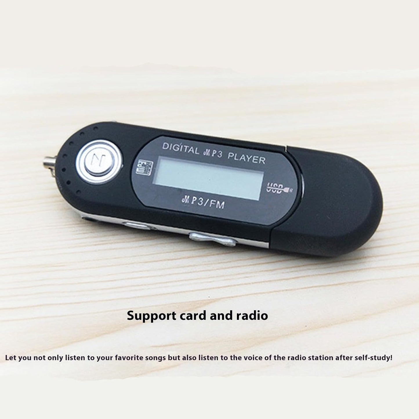 Yunyaobrand MP3 4G/8G Player with Builts in Memory Long Standbys Time and Display Screen Music Player Travel Friendly