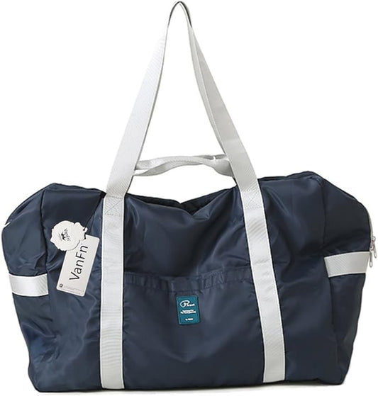 VanFn Foldable Travel Duffel Bag, Sports Duffels Gym Bag, Rainproof Nylon Totes, Sports Shoulder Handbag, Lightweight Duffle Bags For Women & Men, Outdoor Weekend Bag, P.Travel Series