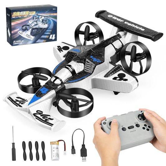 NEWFATE RC Plane Drone RC Drift Car, 2 in 1 RC Plane Stunt Drone RC Drift Car, 2.4Ghz Remote Control Airplane Car Toysr and Remote Control Airplane Stunt Drone Plane, Racing car for Kids 8-12 Kids