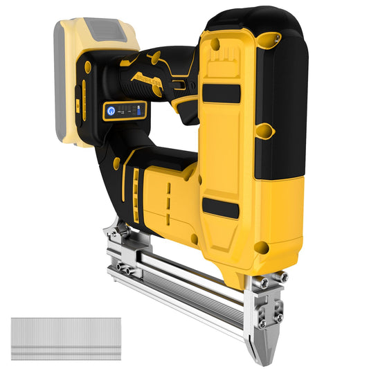 18 Gauge Cordless Brad Nailer for Dewalt 20V MAX Battery, Battery Powered Nail Gun with 1000 Nails, Electric Nail Gun for Woodworking & Home Improvement (No Battery)