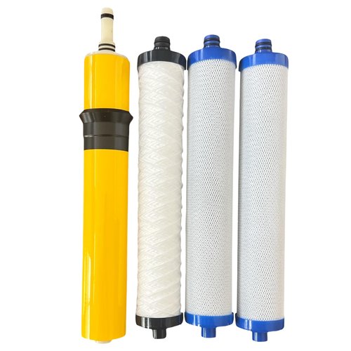 IPW Industries Inc. - Hydrotech 41400008-09 Reverse Osmosis Water Filter Replacement Set & 33001033-50 GPD Membrane RO Cartridge for Home Improvement; Compatible to Aqua FLo 1240