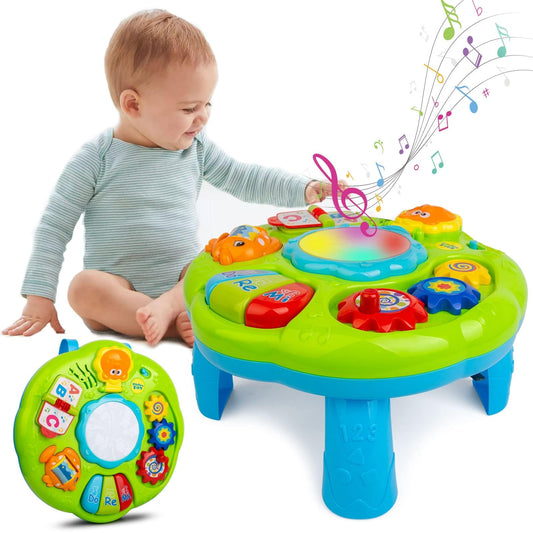 Magic Star Learning Table, Baby Activity Center & Interactive Play Table, Grow-with-Me Musical Activity Center for Infants & Toddlers 6–12 Months, Baby Activity Center Toy for Boys & Girls 1 2 3 Years