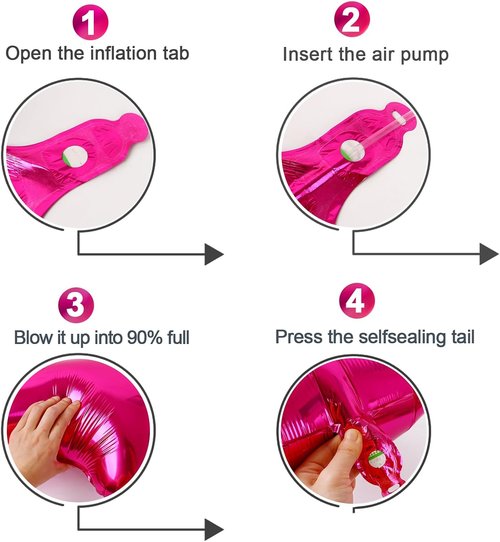 Hot Pink Number 20 Balloons - 40 Inch 20th Birthday Decorations for Women | Stylish Party Supplies