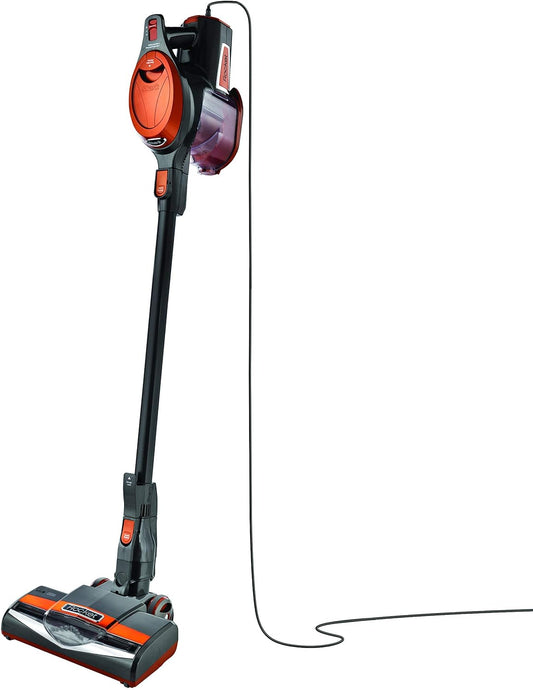 Shark Rocket HV302 Ultra-Light Corded Vacuum - Versatile Carpet & Hard Floor Cleaning, Orange (Renewed)