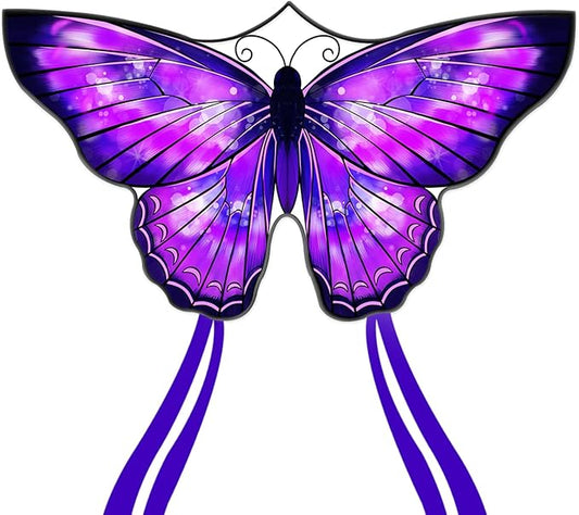 Mint's Colorful Life Butterfly Kite for Kids & Adults Easy to Fly, Large Single Line Kites with 300ft String Kite Handle