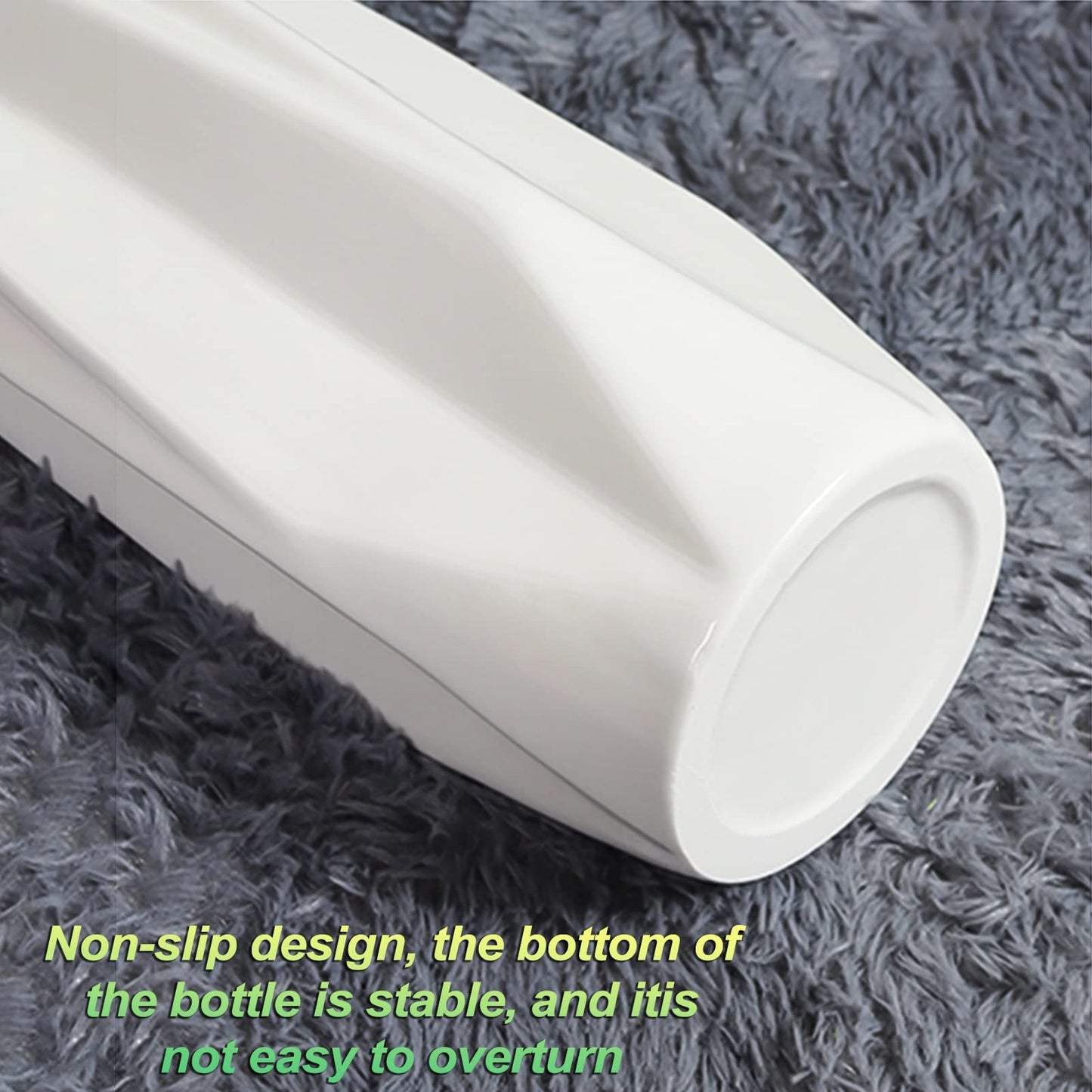 FKTHYO Floor vase Ceramic Vase,Decorative Large,Floor, Large Floor Vase,White Ceramic Vase,Handcrafted,Sophisticated Vessel for Decorative Branches and Dried Flowers (White 45cm)