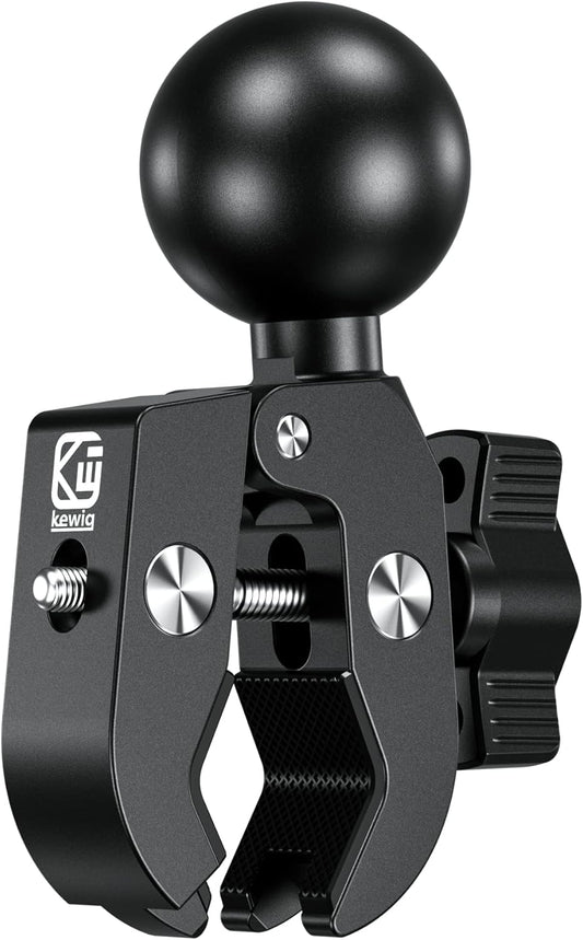 BRCOVAN 1.5'' 0.5'' 1.75'' 1.5 Inches Ball Clamp Mount Base with Aluminum Alloy Tough-Claw, Fit Handlebar Rail