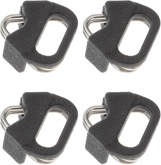 4 Sets Metal Triangle Split Ring Hooks for Camera Straps with Brackets, Heavy-Duty Triangle Ring Hooks for Mirrorless