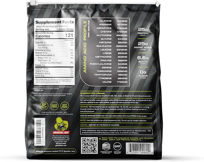 Muscle Whey Protein Flavored Protein Powder, 25,000mg Amino Acids/Serving, Cold Filtered(Packaging May Vary) (20 Pound (Pack of 4), Chocolate)