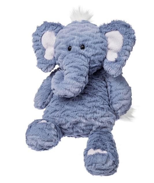 Mary Meyer Stuffed Animal FabFuzz Soft Toy, 13-Inches, Small Indigo Elephant