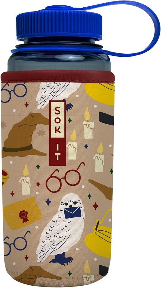 Sok It BotlSok Water Bottle Sleeve Insulated Neoprene Cover (Horcrux, Fits 16oz CamelBak or Nalgene)