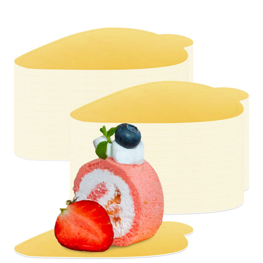 200 Pcs Mini Cake Boards, Golden Paper Mousse Boards Mini Bases Cupcake Dessert Displays Tray Cardboard Pastry Base - Grease Proof & Moisture Resistant (Rectangular Cake Board)