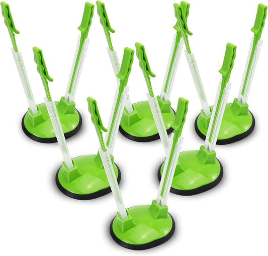 Ziplock Bag Holder Stand Adjustable For Plastic Freezer Bags/Hands Free Baggy Rack Gallon Bag Holder Stand,6 Pack/6pcs
