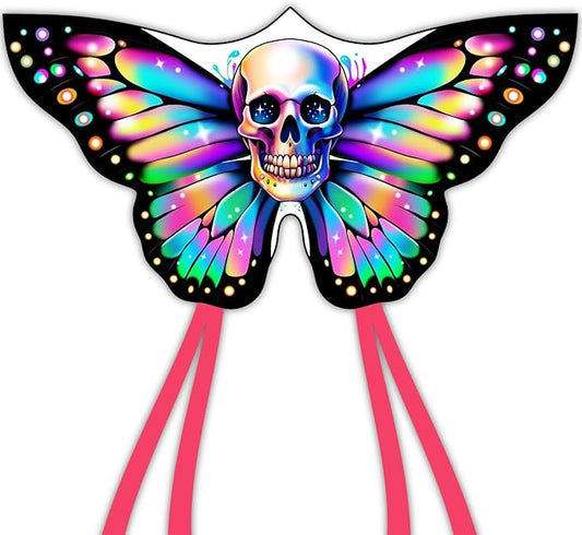 Butterfly Kites for Kids & Adults, Easy to Fly Design with Long Tail for Stability, for Kids Ages 4-8 & Beginners, Beach & Park Use | Family Outdoor Fun