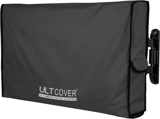34-37 inch ULTCOVER Waterproof Outdoor TV Cover for Outside Flat Screen Televisions with Mounts and Stands, Black