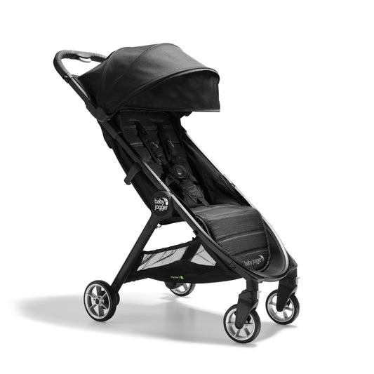 Baby Jogger® City Tour 2 Carry-On Approved Travel Stroller, Ultra-Compact Baby Stroller, Lightweight, Easy Fold, Baby Travel Essential, Pitch Black