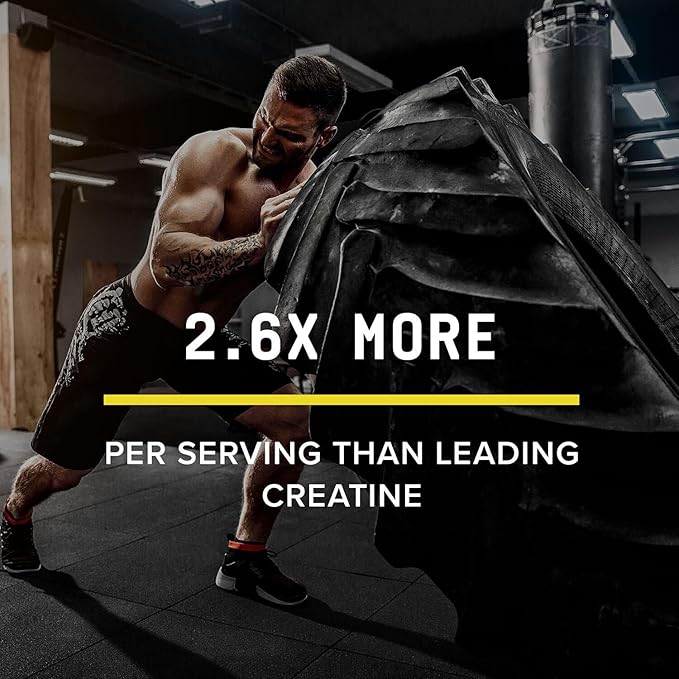 BEYOND RAW Creatine HCl Powder, Science Backed, Lab Grade, Creatine for Women & Men, Muscle Strength, Energy Production, Athletic Performance, Cognitive Support, Cellular Hydration, 60 Servings