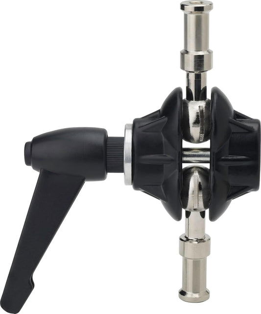 Kupo 5/8" 1/4"-20 3/8"-16 (KG007112) Double Ball Joint Adapter, Dual Studs with and Threads for Flexible Grip Mounting