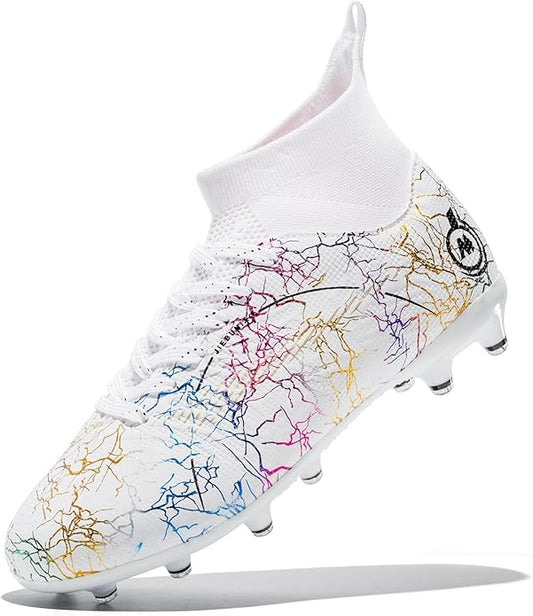 Boy Soccer Cleats Big Kids Soccer Shoes Professional Soccer Cleats Shoes,Unisex Soccer Sneakers for Little Kids Athletic