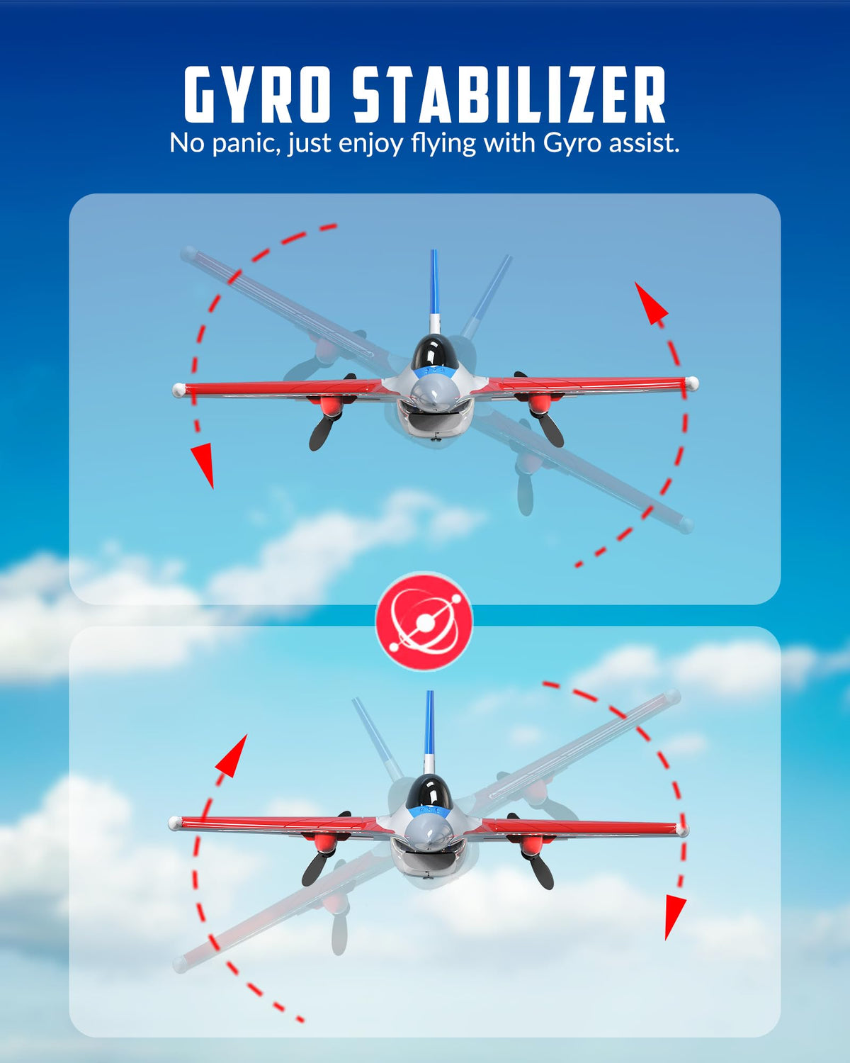 volantexrc Foam Remote Control Airplanes 3CH RC Planes forAdults, RC Airplane Fighter Jet with 6-axis Gyro, 2.4GHz RTF Radio Controlled Aircraft Easy to Fly for Beginners (F-16 Falcon)