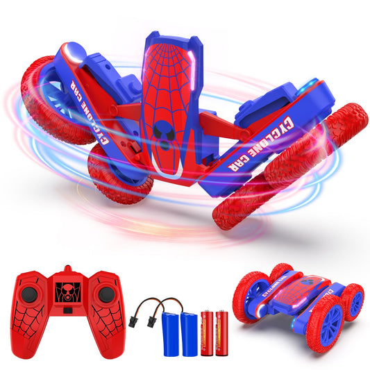 Blissbud Remote Control Car Spider RC Cars Double Sided 360°Flip 4WD Rechargeable Drift RC Race Car Boys Toys Birthday Gifts for 4 5 6 7 8 9 10 11 12 Year Old Boys Easter Basket Stuffers for Kids