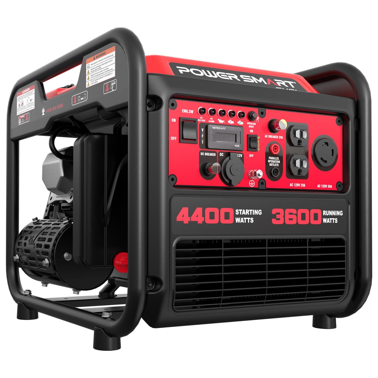 PowerSmart 4400-Watt Portable Generator with Inverter Technology, CO Protect, Home Use, DL5040C