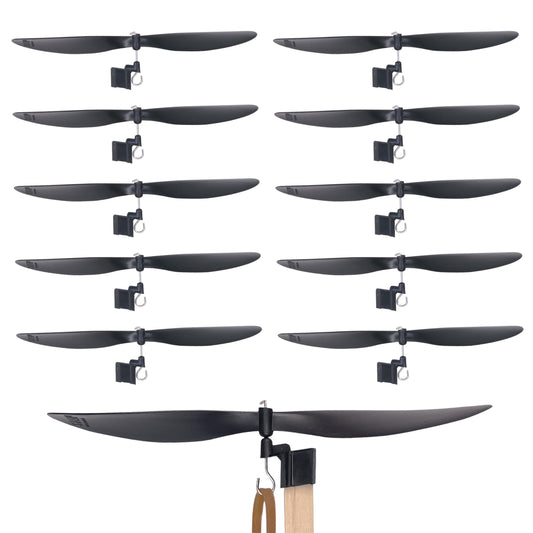 6-Inch Plastic Propellers, 10-Pack – Build Rubber Band Powered Planes, Helicopters, and More STEM Projects