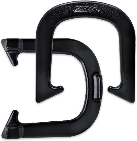 Gordon Professional Pitching Horseshoes - NHPA Sanctioned for Tournament Play - Drop Forged Construction - One Pair (2 Shoes) - Medium Weight