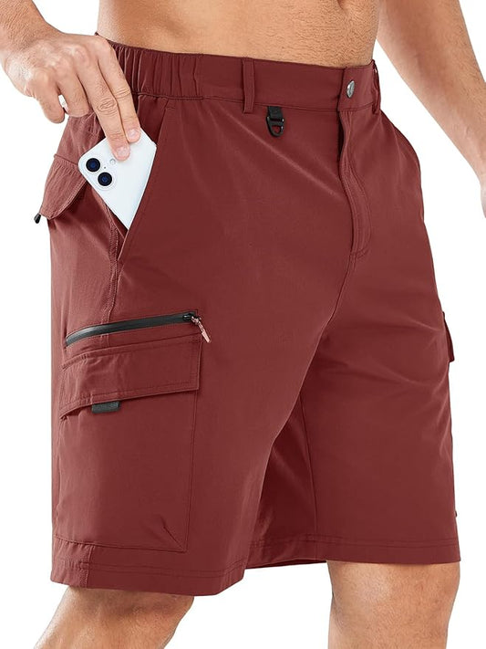 NORTHYARD Men's Cargo Hiking Shorts 9" Lightweight Outdoor Tactical Work Camping Sport Golf Casual Travel Fishing Multipocket