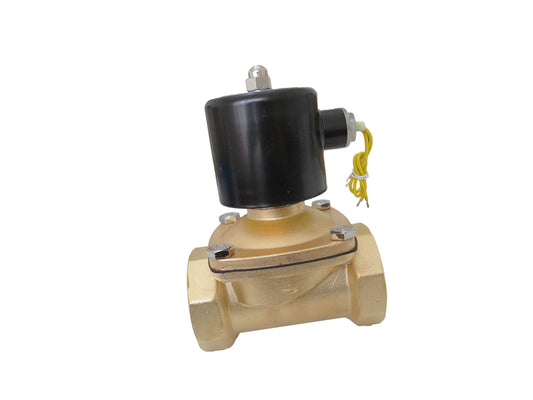 2" Inch 110V AC Brass Electric Solenoid Valve 110 VAC 120 Volt