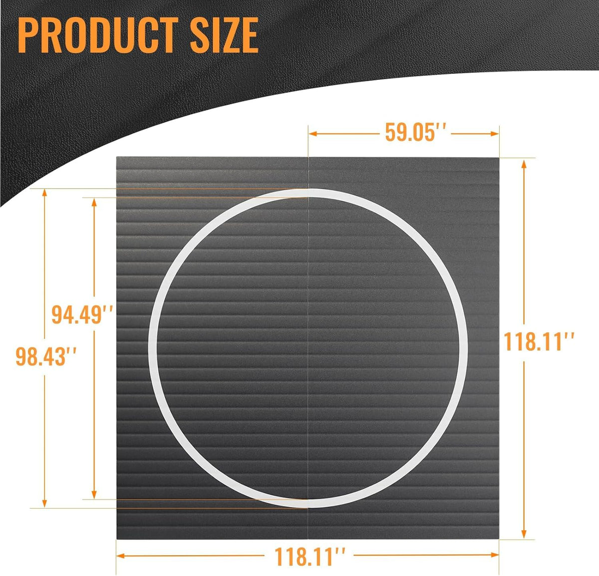 10'x10' Premium Wrestling Mat - 1.2" Thick High-Impact XPE Foam - 3-Layer Anti-Slip, Odor-Control & Waterproof Surface - Roll-up/Foldable Grappling Mat for BJJ, MMA, Judo, Gymnastics & Home Gym