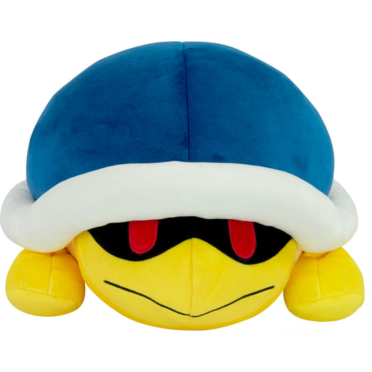 Club Mocchi Mocchi- Super Mario Plush - Buzzy Beetle Plushie - Squishy Mario Toys and Cute Stuffed Animals - Gaming Room Decor - Video Game Collectibles - 15 Inch