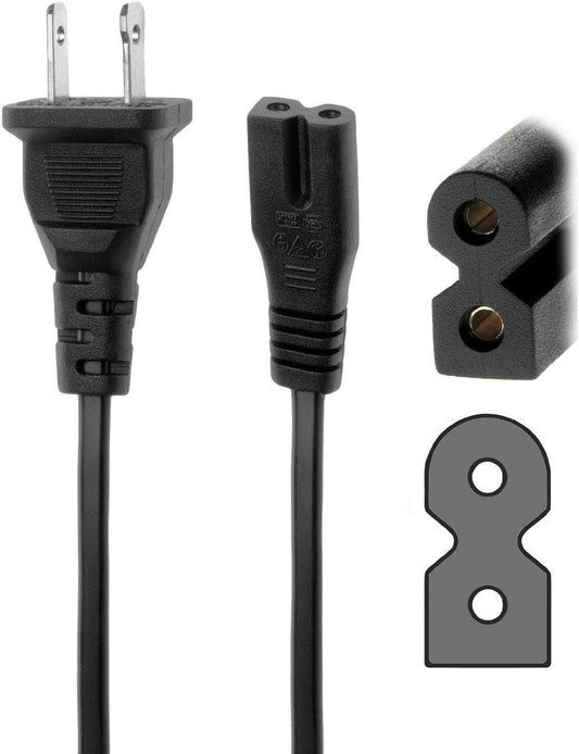 BestCH NPB-428 NPB428 Cassette MP3/CD AC in Power Cord Outlet Socket Cable Plug Lead for Naxa Portable AM/FM Stereo
