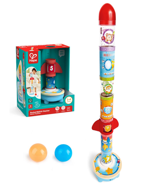 Hape Rocket Ball Air Stacker,24+ Months
